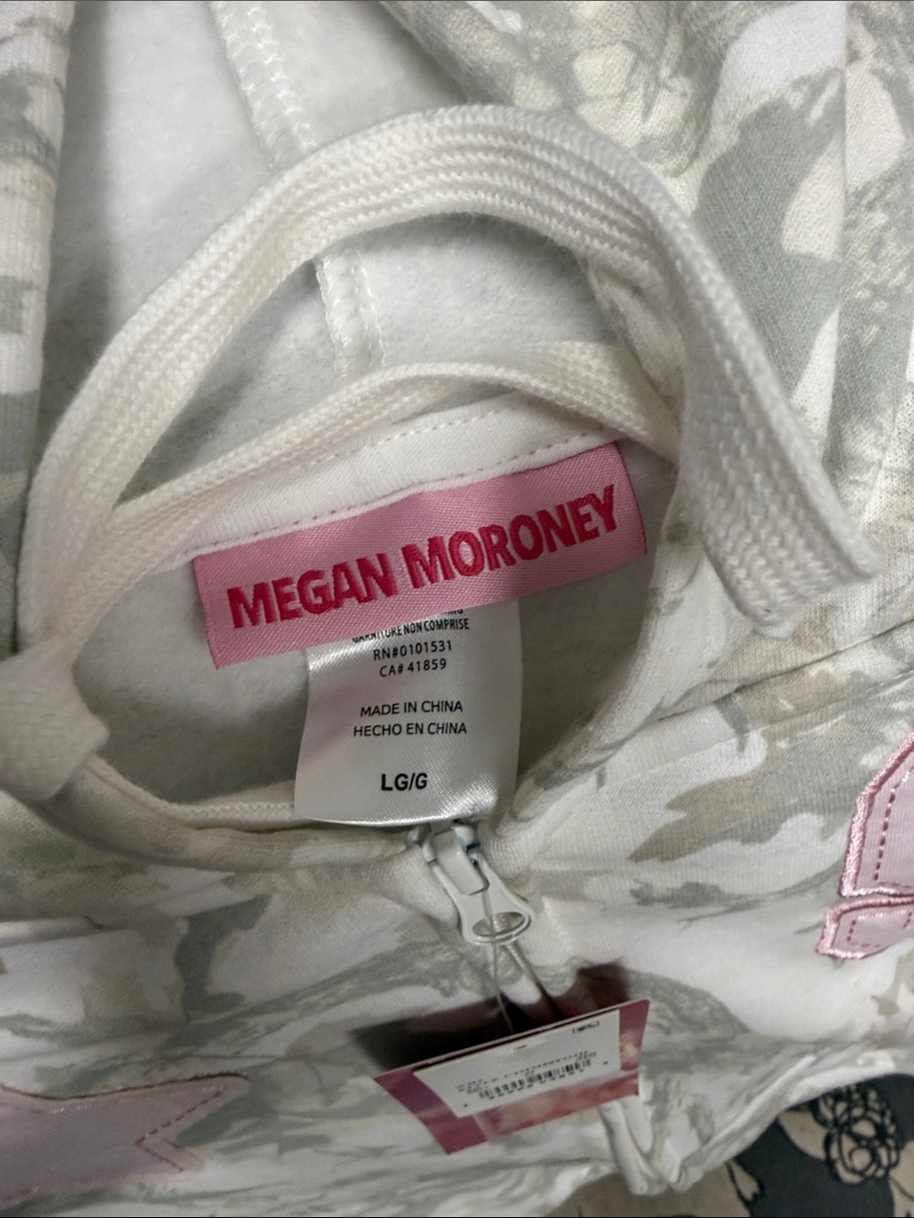 Megan Moroney Camo Zip Up Hoodie - Picture 5 of 5